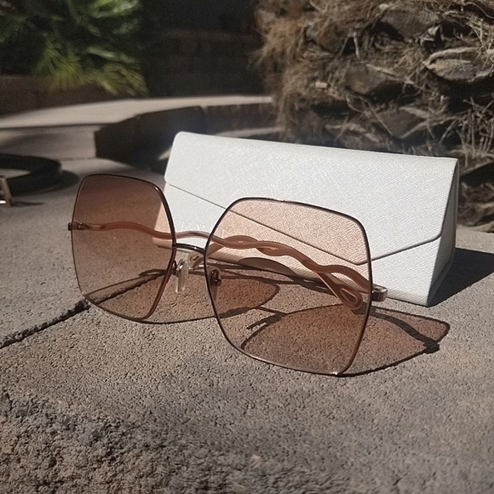 Chloe noore sunglasses + free case